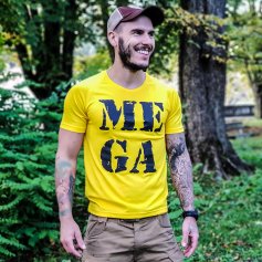 Funkční rychleschnoucí pánské tričko MEGA žluté, Liptáci