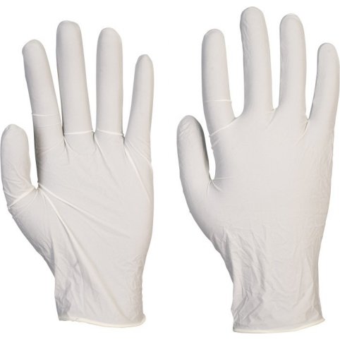Jednorázové rukavice Dermika, latexové, 100ks v balení