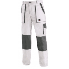 Pánské kalhoty CXS luxy JOSEF, bílo-šedé