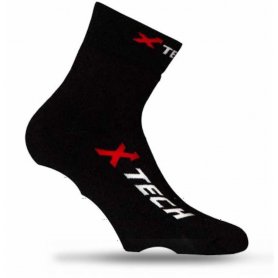 Speciální funkční ponožky na cyklistické boty calze COPRISCARPA XT67, černé, XTECH