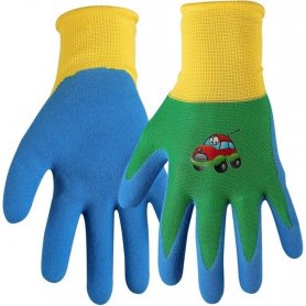 Dětské rukavice DRAGO, modro-žluté