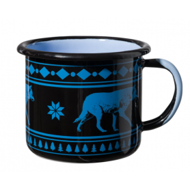 Hrnek WOLF Enamel Mug, modrý