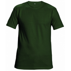 Tričko s krátkým rukávem Gara, lahvově zelené