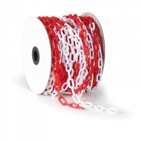 PVC řetěz, červeno - bílá
