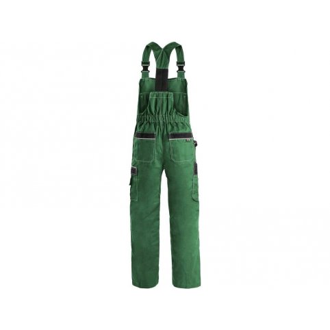 Pánské kalhoty na šle ORION KRYŠTOF, zeleno-černé