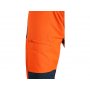 Pánské kalhoty HALIFAX na šle, výstražné se síťovinou, oranžovo-modré