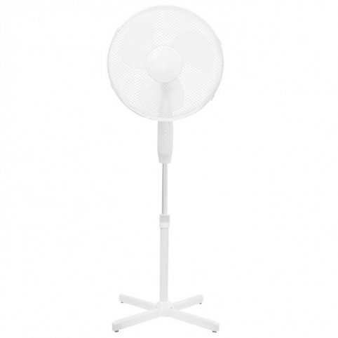 DED Ventilátor stojanový 16 ", 45W, bílý