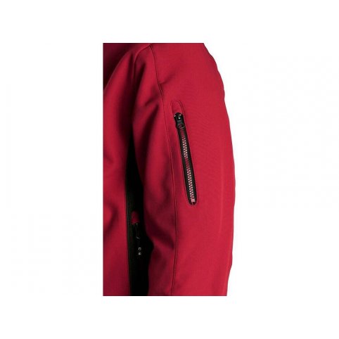 Pánská softshellovś bunda DURHAM, červeno černá
