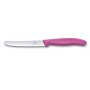 Kuchyňský nůž zoubkový 11cm, růžový