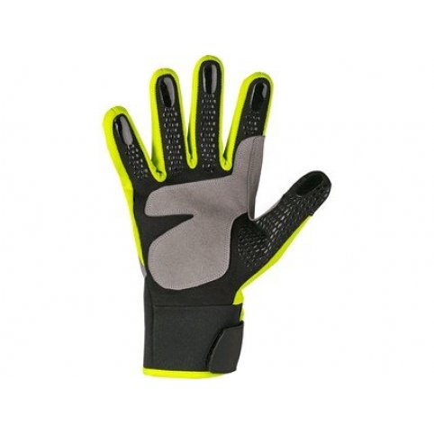 Kombinované rukavice CXS BENSON, Hi-Vis žluto-černé, Canis