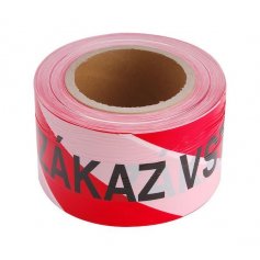 Bezpečnostní páska ZÁKAZ VSTUPU, 250m, červeno-bílá