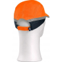 Kšiltovka s plastovou výztuhou CXS CRAN, fluorescenční oranžová