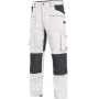 Pánské kalhoty CXS STRETCH do pasu, bílo-šedé