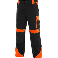 Pánské kalhoty SIRIUS BRIGHTON, černo-oranžové