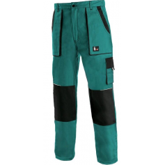 Pánské kalhoty CXS luxy JOSEF, zeleno-černé