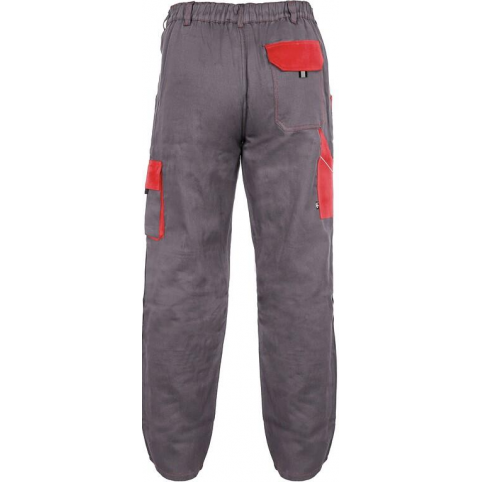 Pánske nohavice CXS LUXY JOSEF, sivo-červené