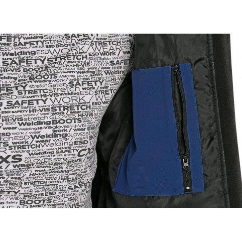 Pánská softshell bunda CXS STRETCH, tmavě modrá