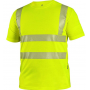 Pracovní tričko CXS BANGOR, výstražné, žluté