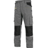 Pracovní kalhoty CXS STRETCH, zkrácené 170-176 cm, šedo-černé