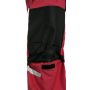 Pracovní kalhoty CXS STRETCH, červeno-černé