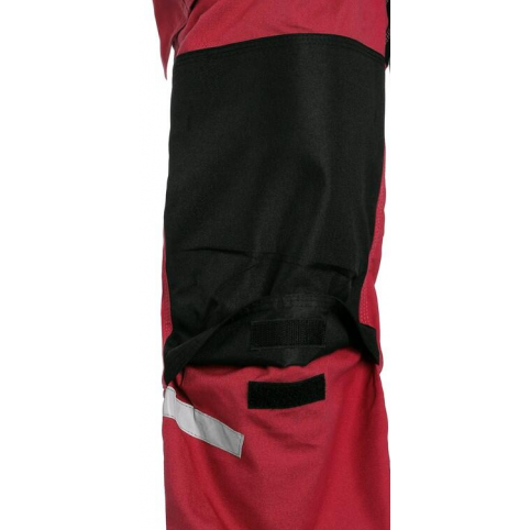 Pracovní kalhoty CXS STRETCH, červeno-černé