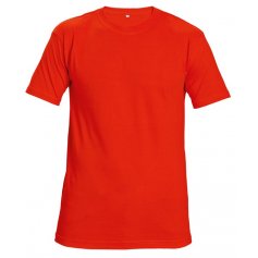 Tričko Teesta FLUORESCENT s krátkým rukávem, červené