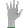 Povrstvené rukavice CXS SILOLI, antistatické ESD, šedý melír