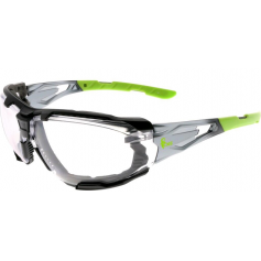 Ochranné brýle OPSIS TEVA, čiré, černo-zelené
