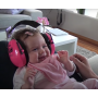 Dětská ochranná sluchátka, růžová, 3M