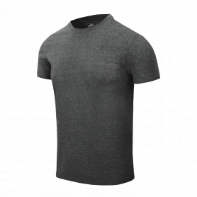 Pánské tričko SLIM šedý melír, Helikon-Tex (DOPRODEJ)