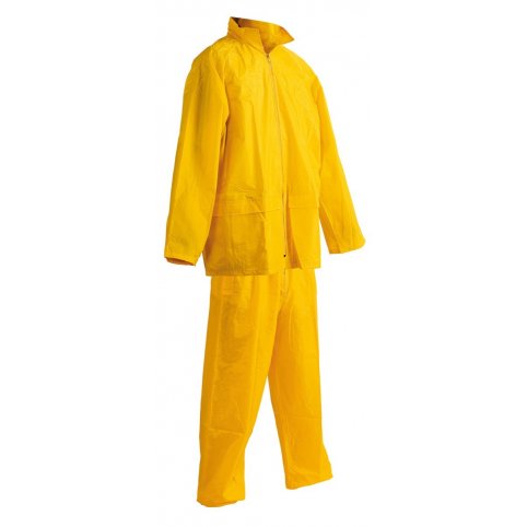 Dvoudílný oblek do deště CARINA, žlutý