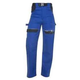 Dámské montérkové kalhoty do pasu COOL TREND, modro-černé