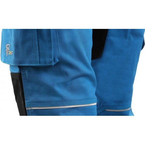 Dámské kalhoty do pasu CXS STRETCH, modro-černé