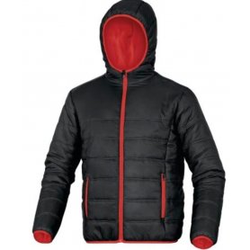 Pánská zimní bunda Doon, černo-červená