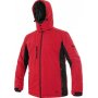 Pánská softshellová zimní bunda VEGAS, červeno-černá