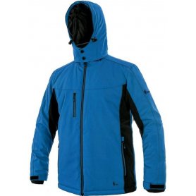 Pánská softshellová zimní bunda VEGAS, modro-černá