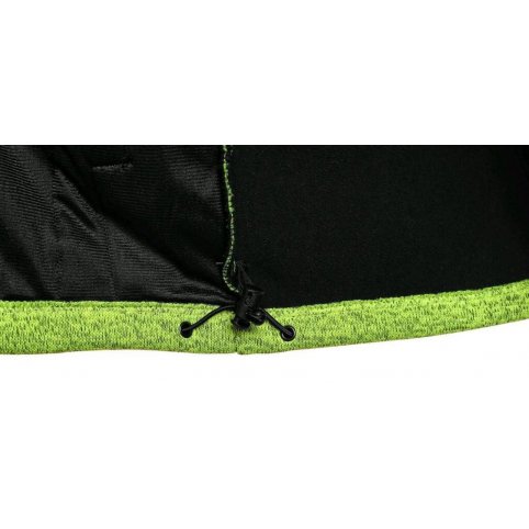 Pánská pletená bunda GARLAND, zeleno-černá