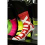 Funkční ponožky XT132, +10/+40°C, bílo/červené, XTECH