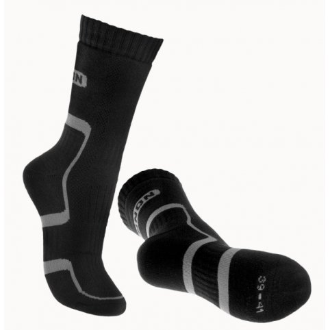 Profesní a trekové zátěžové ponožky BNN, černo-šedé