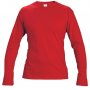 Tričko s dlouhým rukávem CAMBON, červené