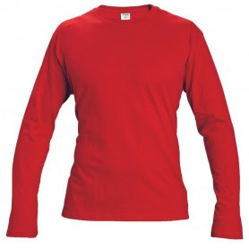 Tričko s dlouhým rukávem CAMBON, červené
