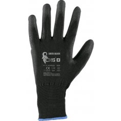 Povrstvené rukavice BRITA BLACK, BUNTING EVO, černé