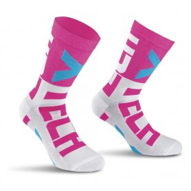 Funkční ponožky XT132, + 10 / + 40 ° C, bílo / růžové, XTECH