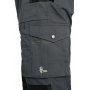 Pracovní kalhoty CXS STRETCH, tmavě šedo-černé