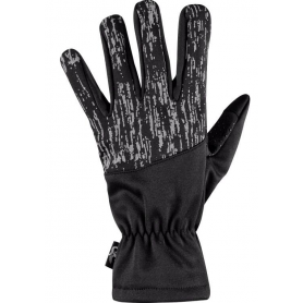 Zateplené rukavice FREY, černé s reflexním potiskem