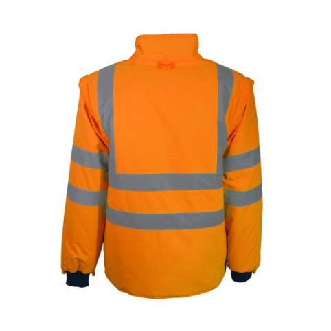 Pánská reflexní bunda SINGER PACO HV 4v1, oranžovo-modrá