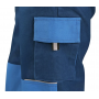 Pánské kalhoty na kšandy CXS LUXY ROBIN, modro-modré