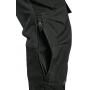 Pánské kalhoty CXS LEONIS, černé s HV modro/červenými doplňky