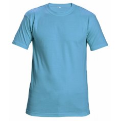 Tričko s krátkým rukávem Gara, nebesky modré