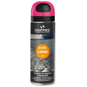 Značkovací sprej SOPPEC S-MARK Fluo, růžový, 500ml